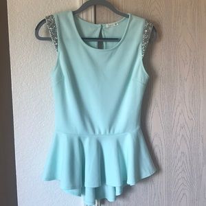 Soprano Beaded Shoulder Top